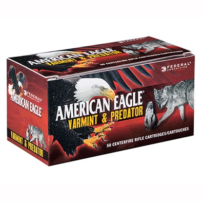 American Eagle Varmint and Predator Ammo 6.8 Remington SPC 90GR Hollow Point
